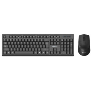 PHILIPS set ποντίκι & πληκτρολόγιο SPT6354, ασύρματα, 1600dpi, μαύρο