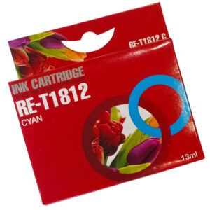 Συμβατό-EPSON T181240 XL / T1812 / 18XL C13T18124010 cyan